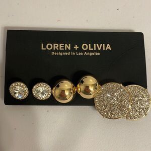 Loren and Olivia Earrings NWT